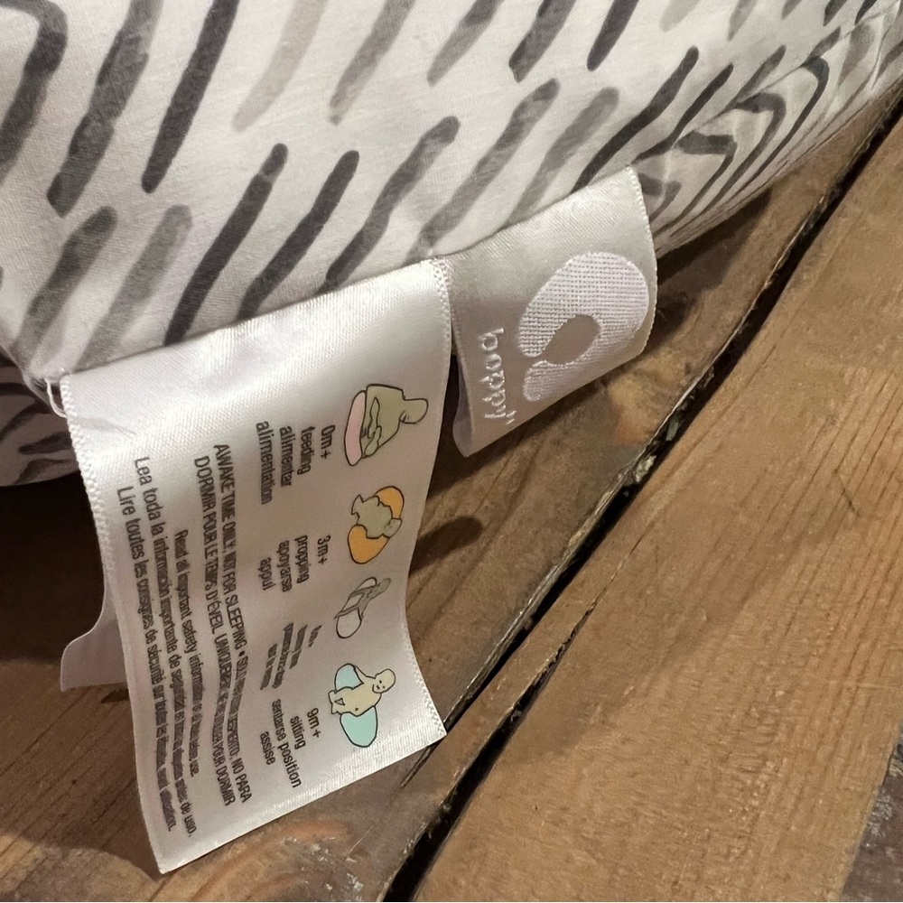 Boppy Gray Chevron Nursing Pillow - Picture 2 of 3